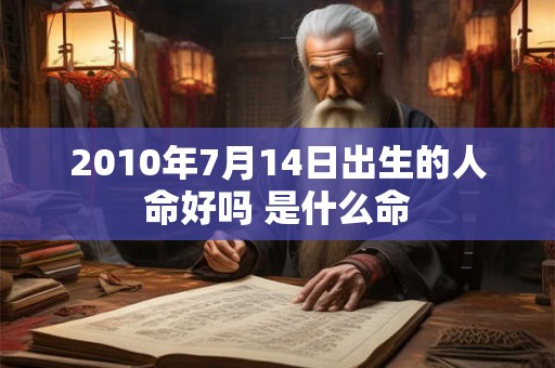 2010年7月14日出生的人命好吗 是什么命 2010年7月14日出生的人命好吗 是什么命