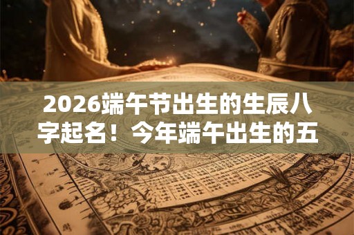 2026端午节出生的生辰八字起名！今年端午出生的五行缺什么