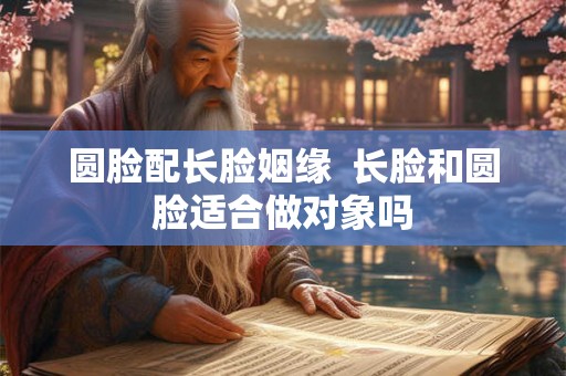 圆脸配长脸姻缘  长脸和圆脸适合做对象吗