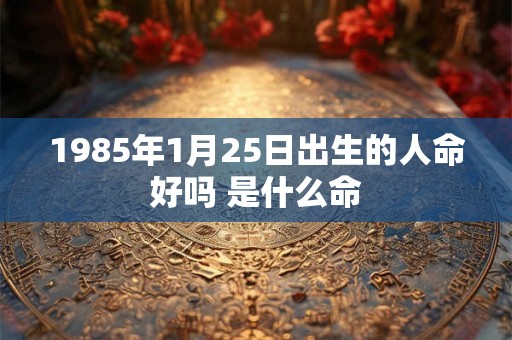 1985年1月25日出生的人命好吗 是什么命 1985年1月25日出生的人命好吗 是什么命