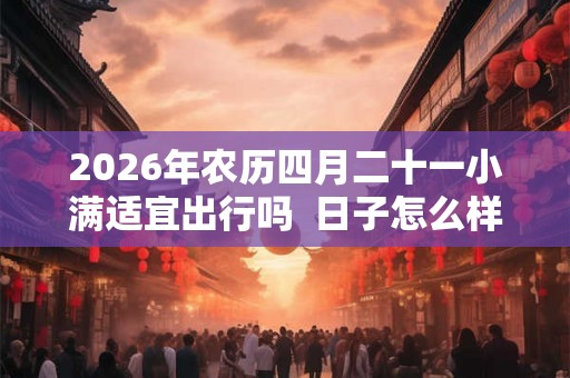 2026年农历四月二十一小满适宜出行吗  日子怎么样
