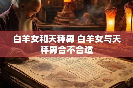 白羊女和天秤男 白羊女与天秤男合不合适