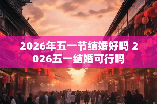 2026年五一节结婚好吗 2026五一结婚可行吗