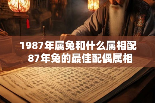 1987年属兔和什么属相配  87年兔的最佳配偶属相