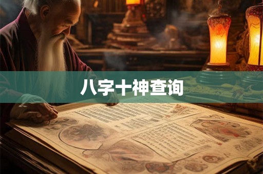 八字十神查询