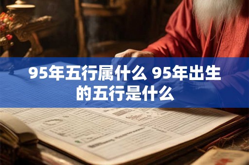 95年五行属什么 95年出生的五行是什么