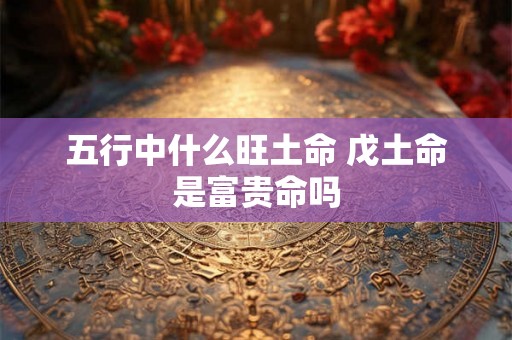 五行中什么旺土命 戊土命是富贵命吗 五行中什么旺土命 戊土命是富贵命吗