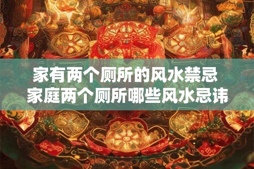 家有两个厕所的风水禁忌 家庭两个厕所哪些风水忌讳