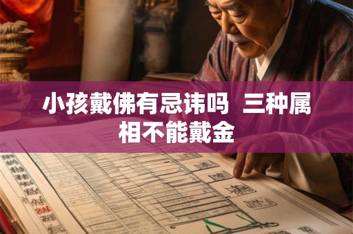 小孩戴佛有忌讳吗 三种属相不能戴金 小孩戴佛有忌讳吗 三种属相不能戴金