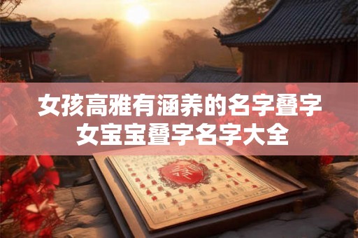 女孩高雅有涵养的名字叠字 女宝宝叠字名字大全 女孩高雅有涵养的名字叠字 女宝宝叠字名字大全