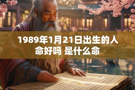 1989年1月21日出生的人命好吗 是什么命
