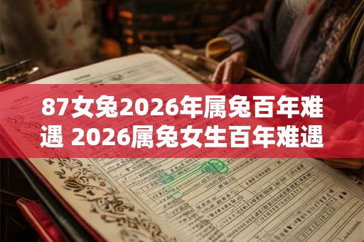 87女兔2026年属兔百年难遇 2026属兔女生百年难遇