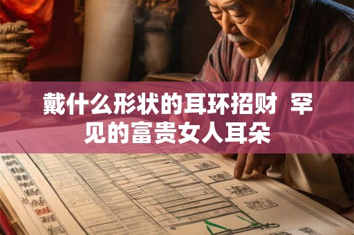 戴什么形状的耳环招财 罕见的富贵女人耳朵 戴什么形状的耳环招财 罕见的富贵女人耳朵