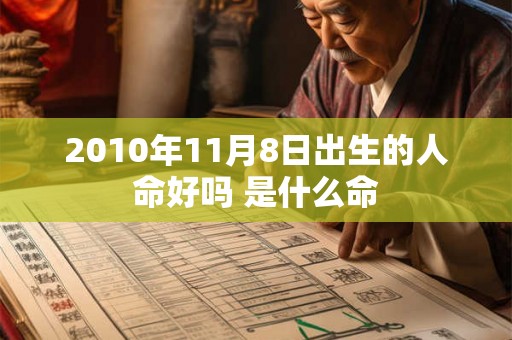 2010年11月8日出生的人命好吗 是什么命