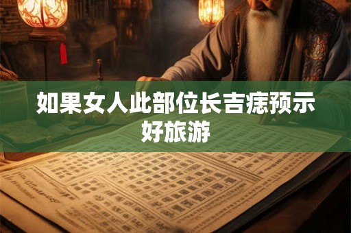 如果女人此部位长吉痣预示好旅游 如果女人此部位长吉痣预示好旅游
