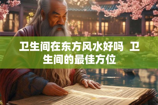 卫生间在东方风水好吗  卫生间的最佳方位