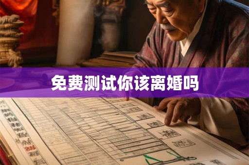 免费测试你该离婚吗