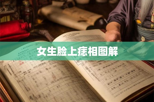 女生脸上痣相图解