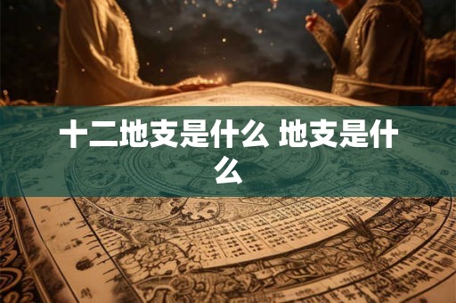 十二地支是什么 地支是什么