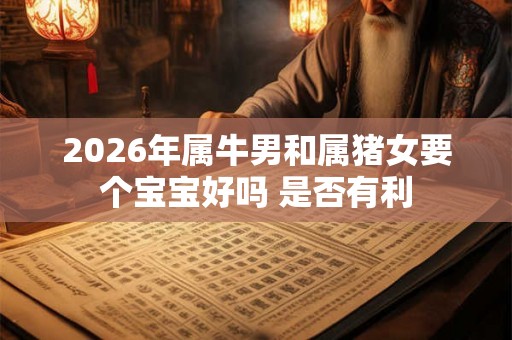 2026年属牛男和属猪女要个宝宝好吗 是否有利 2026年属牛男和属猪女要个宝宝好吗 是否有利