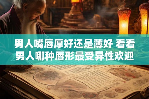 男人嘴唇厚好还是薄好 看看男人哪种唇形最受异性欢迎