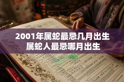 2001年属蛇最忌几月出生 属蛇人最忌哪月出生