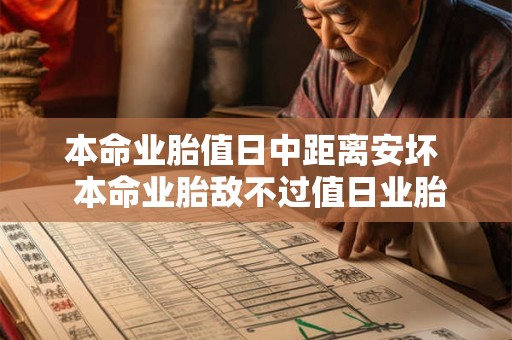 本命业胎值日中距离安坏  本命业胎敌不过值日业胎