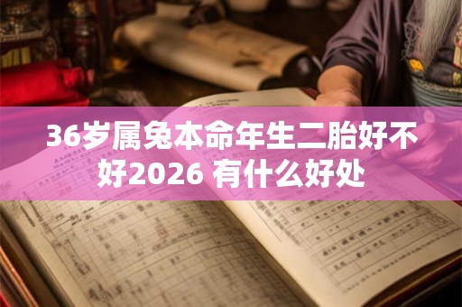 36岁属兔本命年生二胎好不好2026 有什么好处