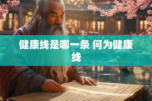健康线是哪一条 何为健康线