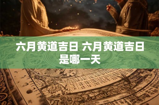 六月黄道吉日 六月黄道吉日是哪一天 六月黄道吉日 六月黄道吉日是哪一天