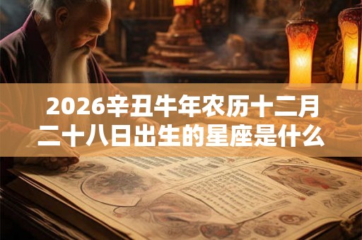 2026辛丑牛年农历十二月二十八日出生的星座是什么 2026辛丑牛年农历十二月二十八日出生的星座是什么