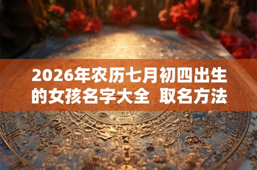 2026年农历七月初四出生的女孩名字大全 取名方法推荐 2026年农历七月初四出生的女孩名字大全 取名方法推荐