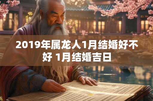 2019年属龙人1月结婚好不好 1月结婚吉日