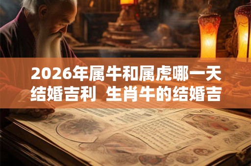 2026年属牛和属虎哪一天结婚吉利  生肖牛的结婚吉日