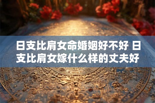 日支比肩女命婚姻好不好 日支比肩女嫁什么样的丈夫好