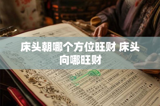 床头朝哪个方位旺财 床头向哪旺财