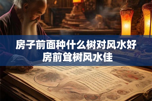 房子前面种什么树对风水好 房前耸树风水佳