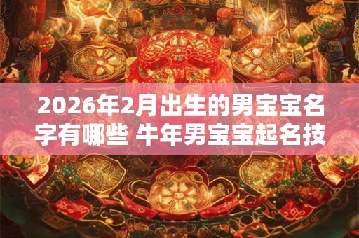 2026年2月出生的男宝宝名字有哪些 牛年男宝宝起名技巧