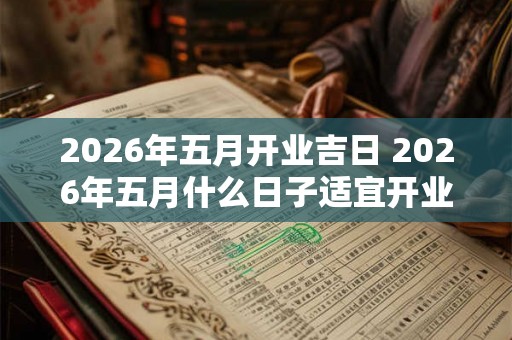2026年五月开业吉日 2026年五月什么日子适宜开业