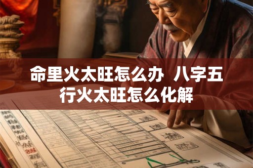 命里火太旺怎么办  八字五行火太旺怎么化解