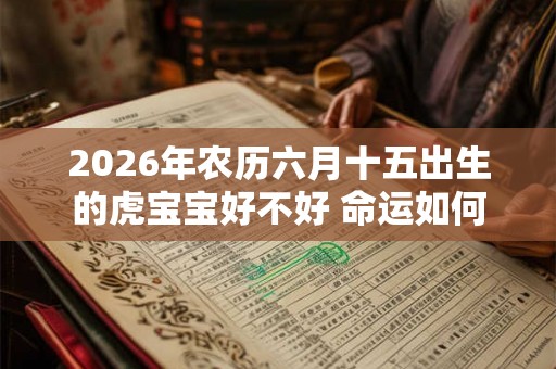 2026年农历六月十五出生的虎宝宝好不好 命运如何