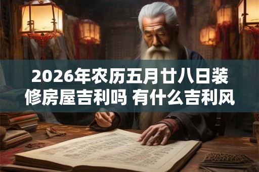 2026年农历五月廿八日装修房屋吉利吗 有什么吉利风水