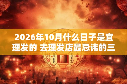 2026年10月什么日子是宜理发的 去理发店最忌讳的三句话