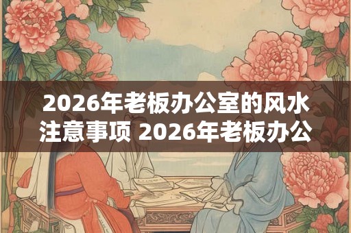 2026年老板办公室的风水注意事项 2026年老板办公室应注意哪些风水 2026年老板办公室的风水注意事项 2026年老板办公室应注意哪些风水
