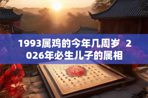 1993属鸡的今年几周岁  2026年必生儿子的属相
