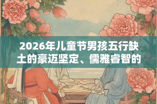 2026年儿童节男孩五行缺土的豪迈坚定、儒雅睿智的名字大全