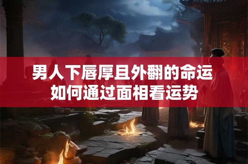 男人下唇厚且外翻的命运 如何通过面相看运势 男人下唇厚且外翻的命运 如何通过面相看运势