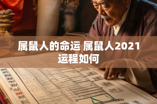 属鼠人的命运 属鼠人2021运程如何