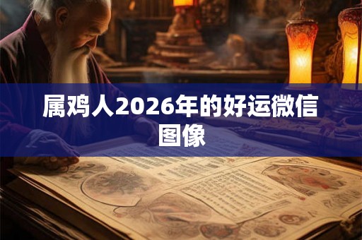 属鸡人2026年的好运微信图像