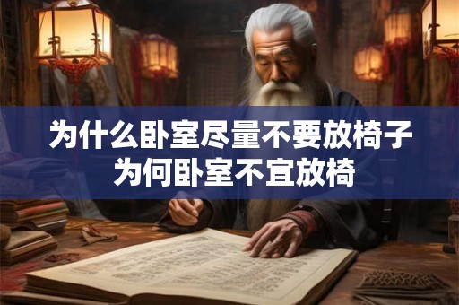 为什么卧室尽量不要放椅子 为何卧室不宜放椅 为什么卧室尽量不要放椅子 为何卧室不宜放椅
